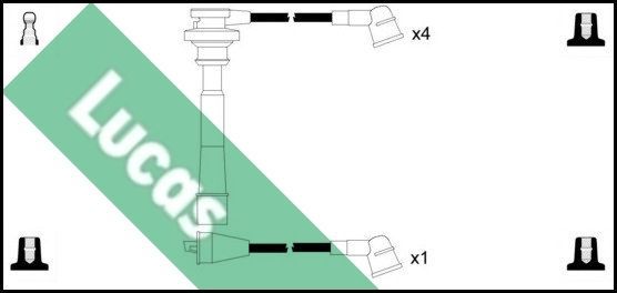 Uždegimo laido komplektas LUCAS LUC7109
