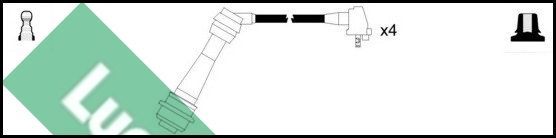 Uždegimo laido komplektas LUCAS LUC7215