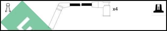 Uždegimo laido komplektas LUCAS LUC7229