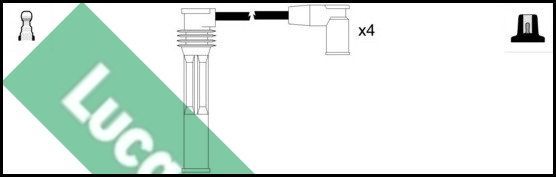 Uždegimo laido komplektas LUCAS LUC7244