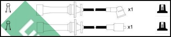 Uždegimo laido komplektas LUCAS LUC7246