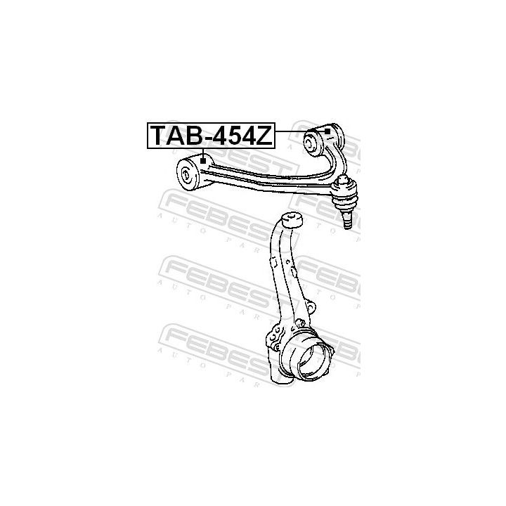 Valdymo svirties/išilginių svirčių įvorė FEBEST TAB-454Z