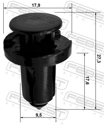 Sąvarža, buferis FEBEST 88570-016