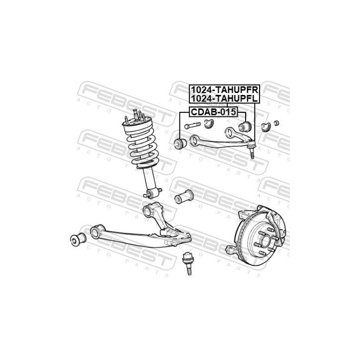 Vikšro valdymo svirtis FEBEST 1024-TAHUPFL