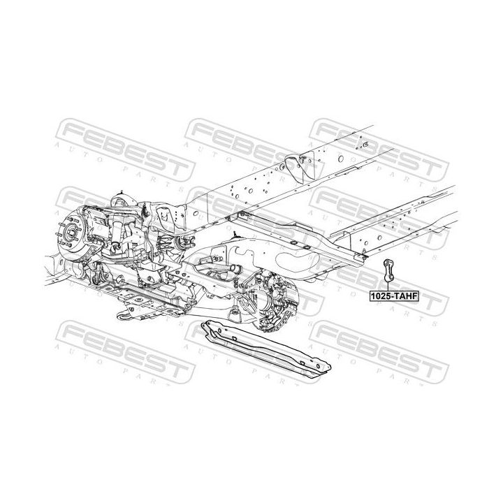 Vikšro valdymo svirtis FEBEST 1025-TAHF
