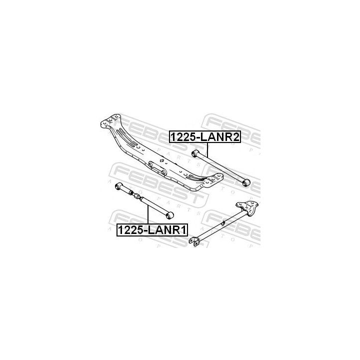 Vikšro valdymo svirtis FEBEST 1225-LANR1
