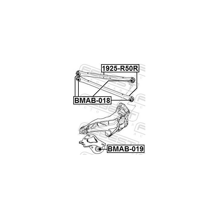 Vikšro valdymo svirtis FEBEST 1925-R50R