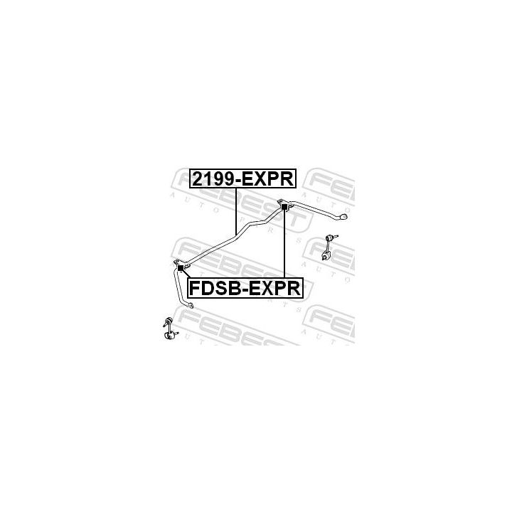 Prikabinimo svirtis FEBEST 2199-EXPR