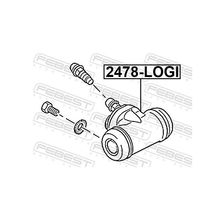 Rato stabdžių cilindras FEBEST 2478-LOGI