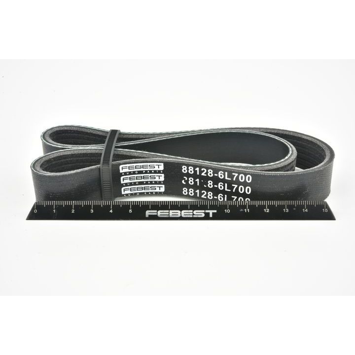V formos rumbuoti diržai FEBEST 88128-6L700