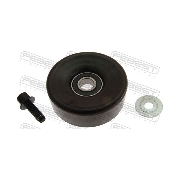 įtempiklio skriemulys, V formos rumbuotas diržas FEBEST 0187-2JZGE