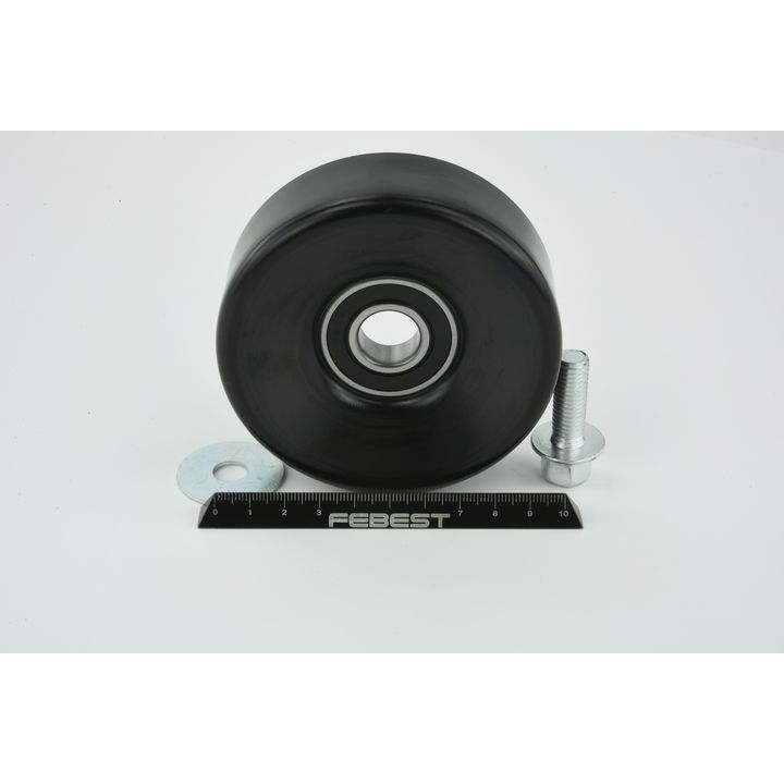 įtempiklio skriemulys, V formos rumbuotas diržas FEBEST 0187-2JZGE