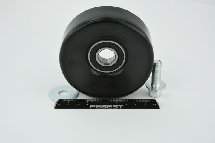 įtempiklio skriemulys, V formos rumbuotas diržas FEBEST 0187-2JZGE