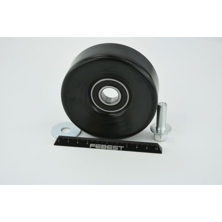 įtempiklio skriemulys, V formos rumbuotas diržas FEBEST 0187-2JZGE