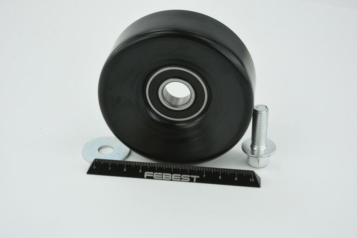 įtempiklio skriemulys, V formos rumbuotas diržas FEBEST 0187-2JZGE