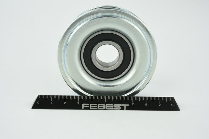 įtempiklio skriemulys, V formos rumbuotas diržas FEBEST 0187-UVF45