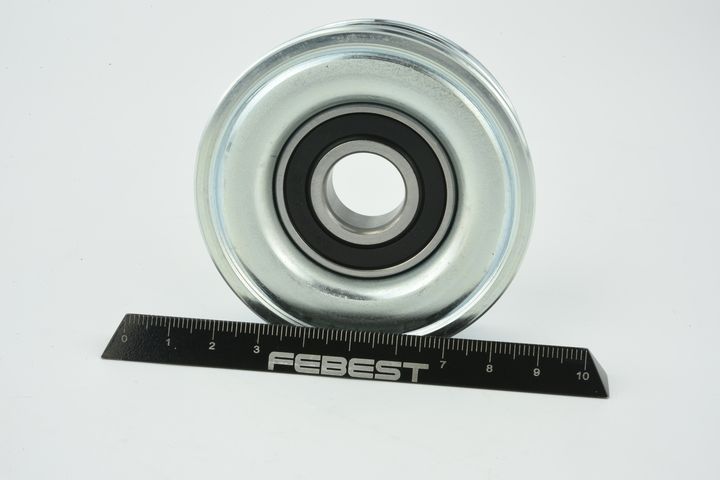 įtempiklio skriemulys, V formos rumbuotas diržas FEBEST 0187-UVF45