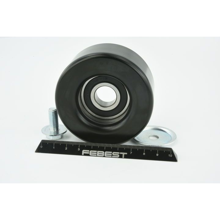 įtempiklio skriemulys, V formos rumbuotas diržas FEBEST 0287-D40