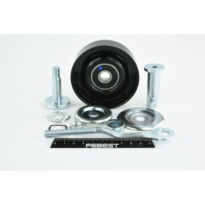 įtempiklio skriemulys, V formos rumbuotas diržas FEBEST 0287-J31