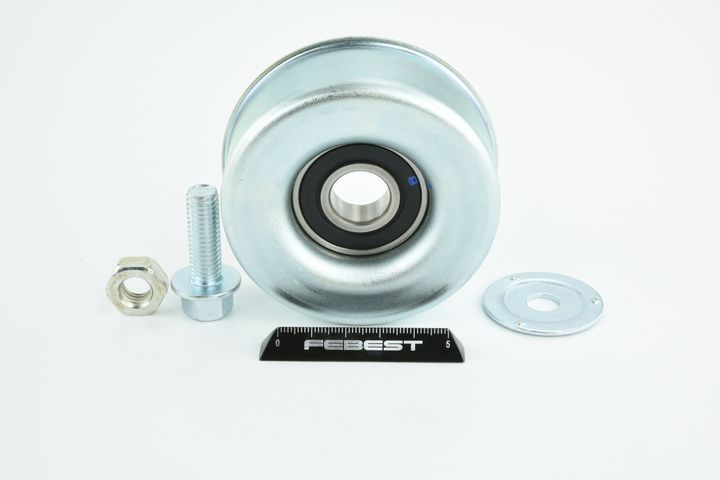 įtempiklio skriemulys, V formos rumbuotas diržas FEBEST 0287-J31Z