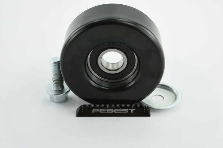 įtempiklio skriemulys, V formos rumbuotas diržas FEBEST 0287-J32