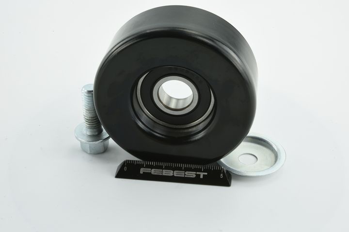 įtempiklio skriemulys, V formos rumbuotas diržas FEBEST 0287-J32