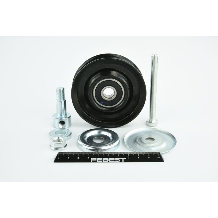 įtempiklio skriemulys, V formos rumbuotas diržas FEBEST 0287-R51M