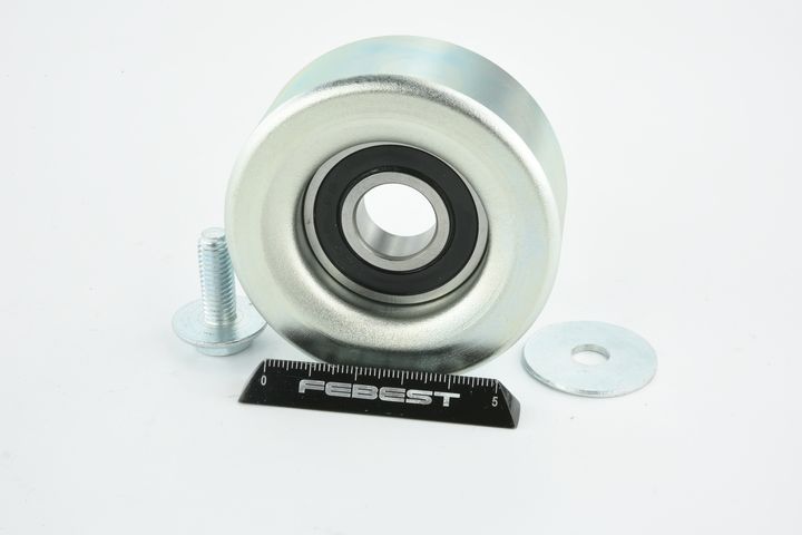 įtempiklio skriemulys, V formos rumbuotas diržas FEBEST 0287-T31