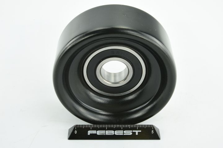 įtempiklio skriemulys, V formos rumbuotas diržas FEBEST 0387-YD2