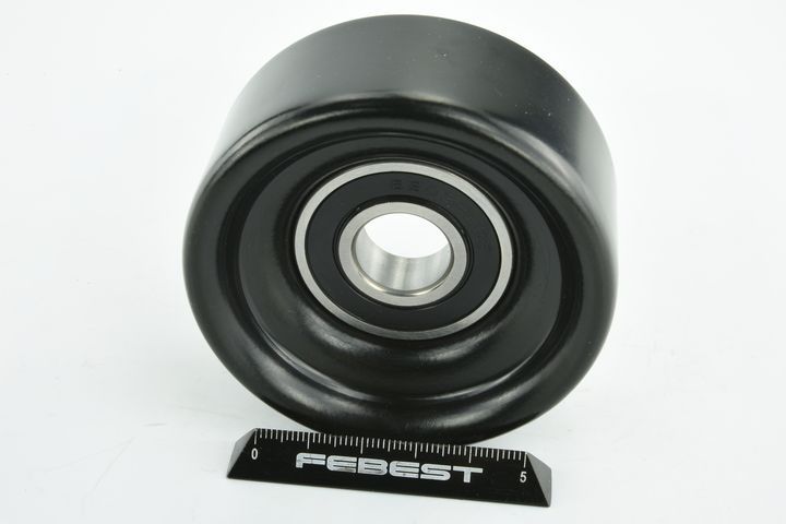 įtempiklio skriemulys, V formos rumbuotas diržas FEBEST 0387-YD2