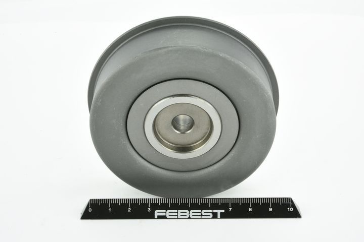 įtempiklio skriemulys, V formos rumbuotas diržas FEBEST 0487-DA