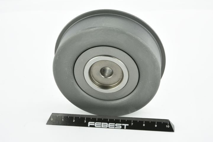 įtempiklio skriemulys, V formos rumbuotas diržas FEBEST 0487-DA