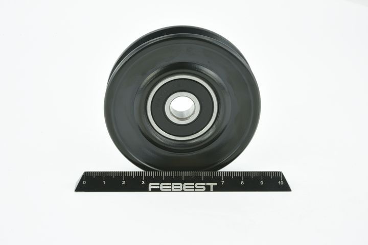 įtempiklio skriemulys, V formos rumbuotas diržas FEBEST 0587-B2500