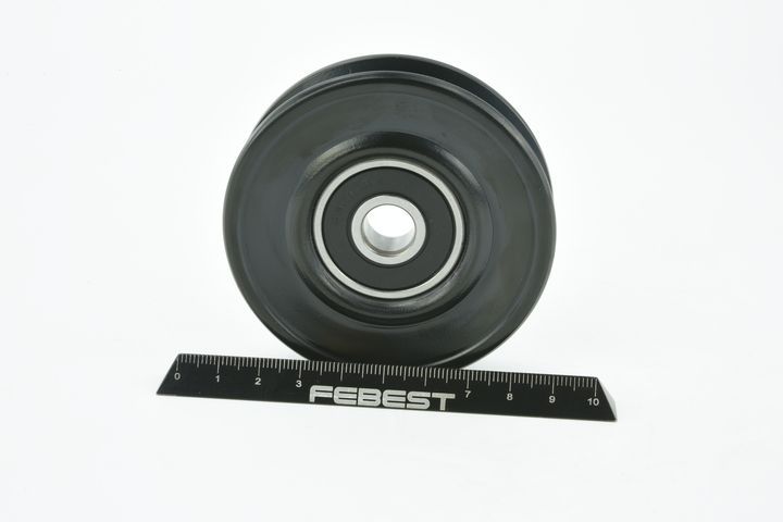 įtempiklio skriemulys, V formos rumbuotas diržas FEBEST 0587-B2500