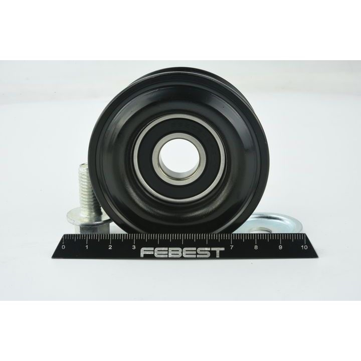 įtempiklio skriemulys, V formos rumbuotas diržas FEBEST 0587-BK