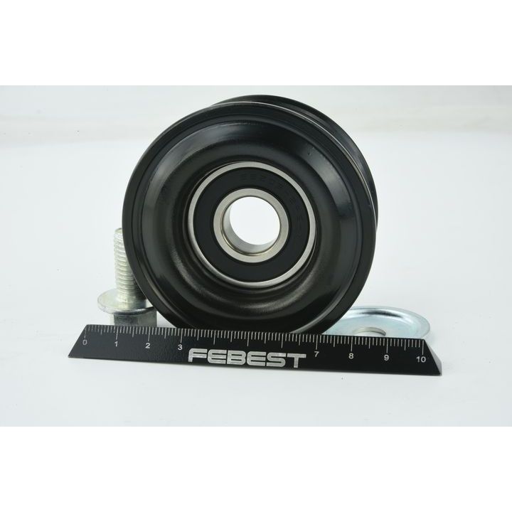 įtempiklio skriemulys, V formos rumbuotas diržas FEBEST 0587-BK