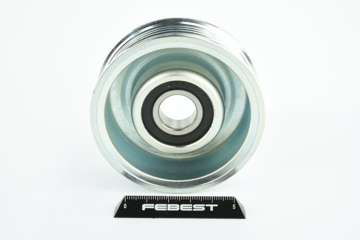 įtempiklio skriemulys, V formos rumbuotas diržas FEBEST 0587-MZ3