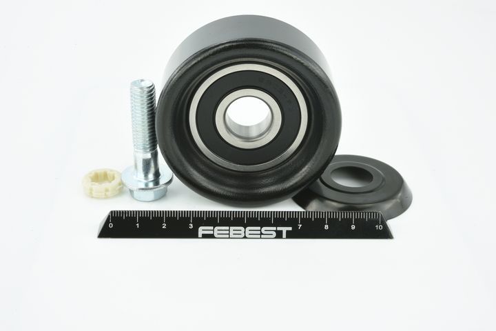 įtempiklio skriemulys, V formos rumbuotas diržas FEBEST 1287-CER