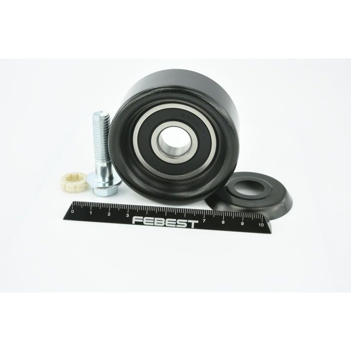 įtempiklio skriemulys, V formos rumbuotas diržas FEBEST 1287-CER