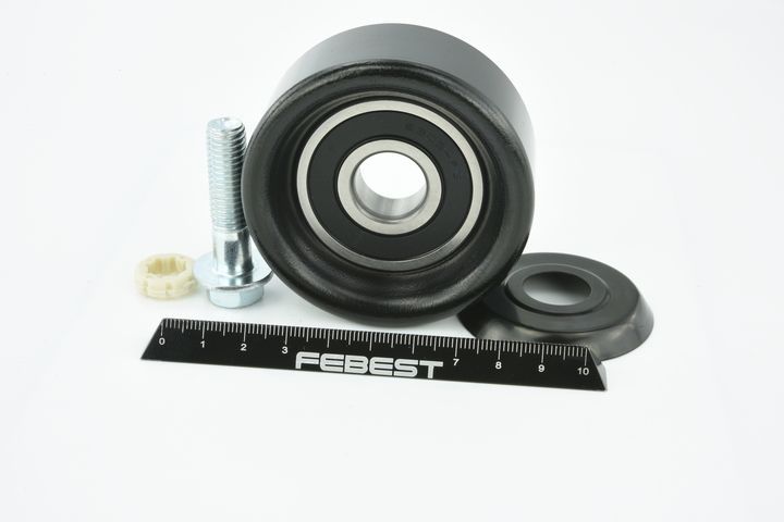 įtempiklio skriemulys, V formos rumbuotas diržas FEBEST 1287-CER