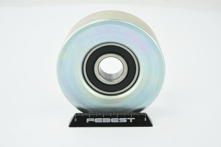 įtempiklio skriemulys, V formos rumbuotas diržas FEBEST 1987-R55