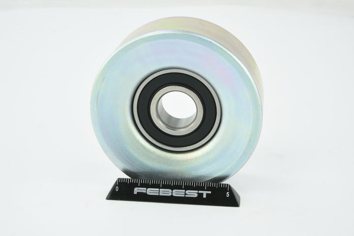 įtempiklio skriemulys, V formos rumbuotas diržas FEBEST 1987-R55