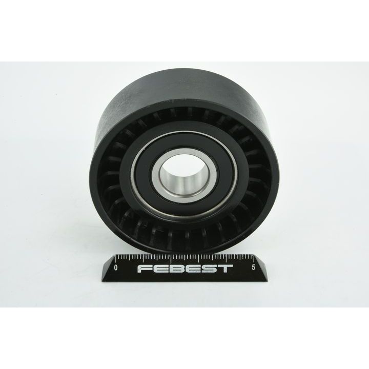 įtempiklio skriemulys, V formos rumbuotas diržas FEBEST 1987-R61