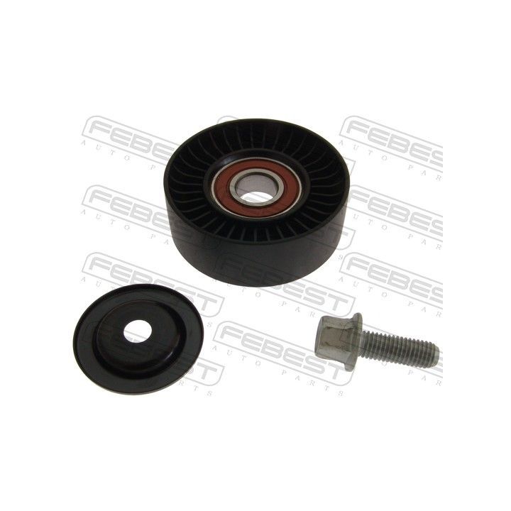 įtempiklio skriemulys, V formos rumbuotas diržas FEBEST 2287-CER