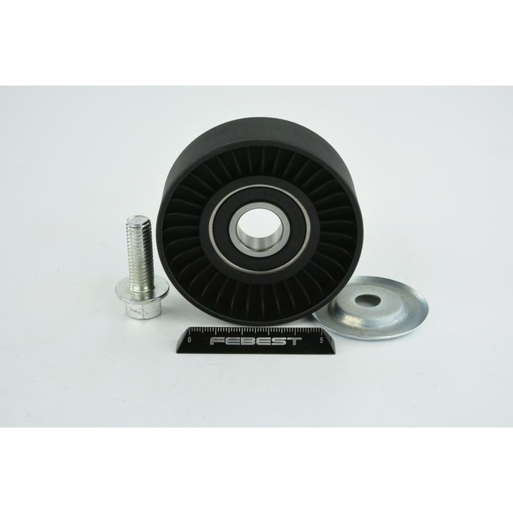 įtempiklio skriemulys, V formos rumbuotas diržas FEBEST 2287-CER