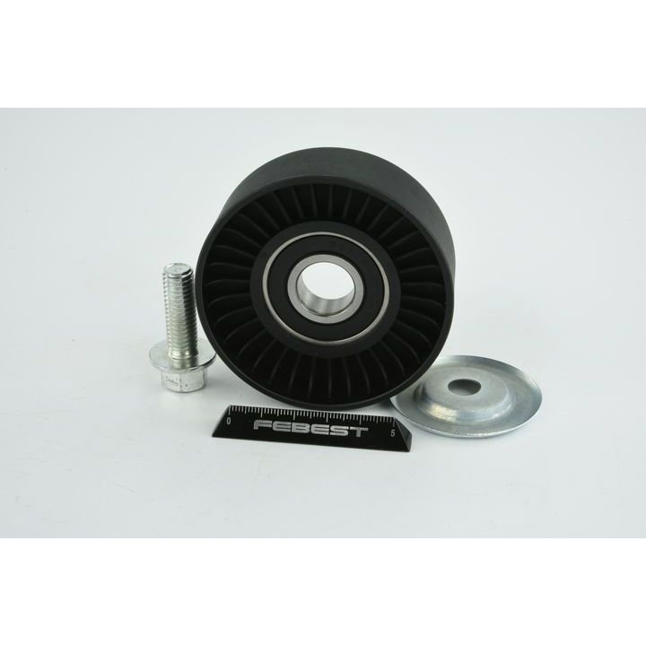 įtempiklio skriemulys, V formos rumbuotas diržas FEBEST 2287-CER