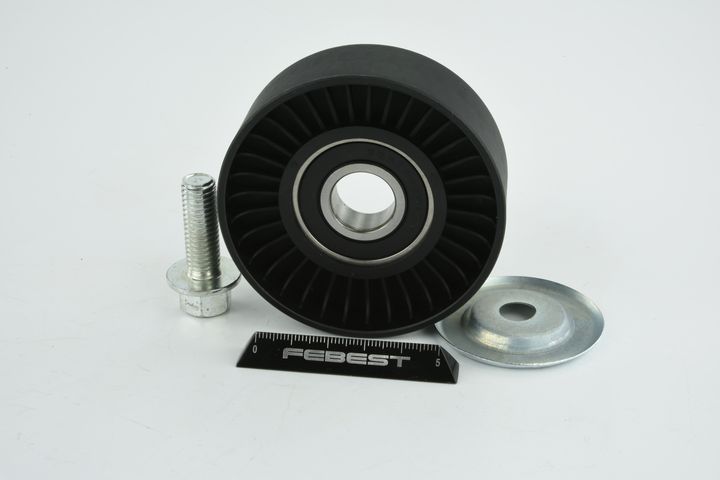 įtempiklio skriemulys, V formos rumbuotas diržas FEBEST 2287-CER