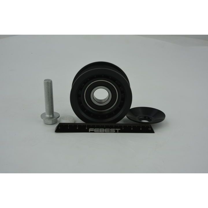 įtempiklio skriemulys, V formos rumbuotas diržas FEBEST 2287-SPO