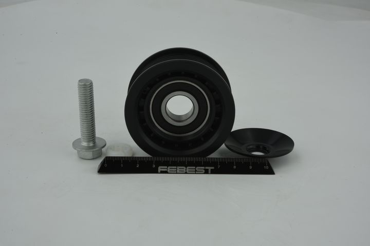 įtempiklio skriemulys, V formos rumbuotas diržas FEBEST 2287-SPO