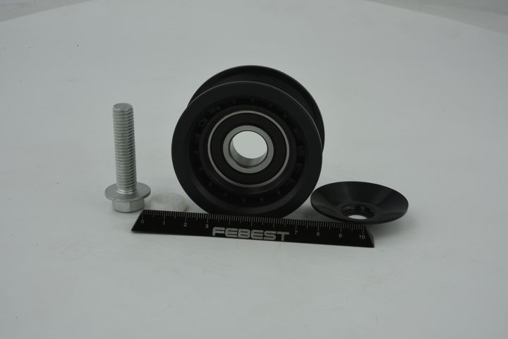 įtempiklio skriemulys, V formos rumbuotas diržas FEBEST 2287-SPO